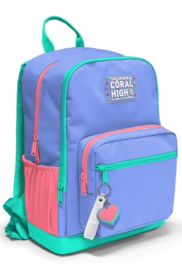 Coral High Derin Mavi Renkli Okul Sırt Çantası 23641 - Coral High