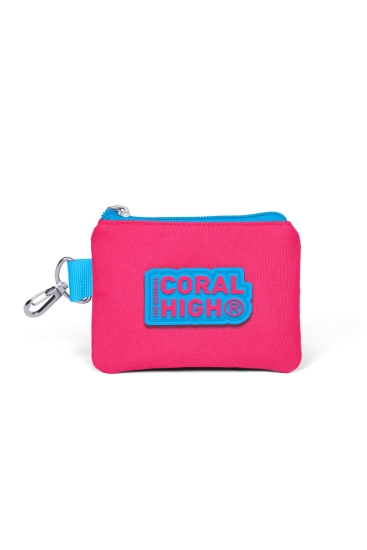 Coral High Kids Neon Mercan Lacivert Bozuk Para Çantası 21707 - Coral High KIDS