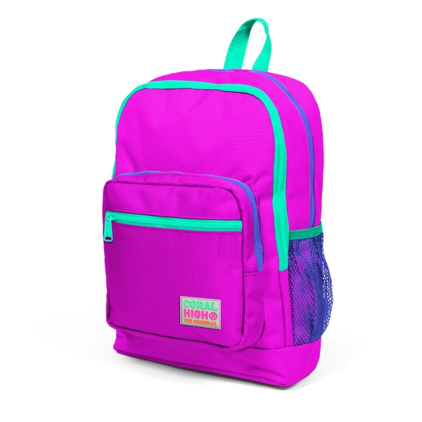 Coral High Kids Pembe Dört Bölmeli Okul Sırt Çantası 23704 - 6