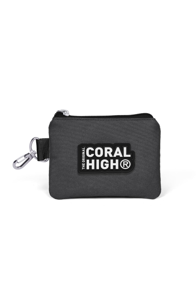 Coral High Kids Koyu Gri Siyah Bozuk Para Çantası 21708 - 1