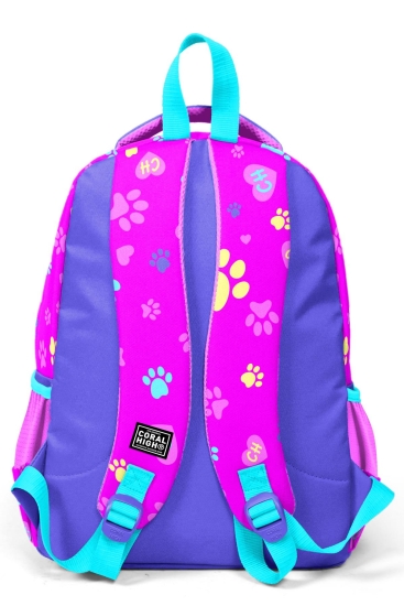 Coral High Kids Kedi Köpek Desenli 3’lü Okul Çanta Seti SET0123646 - 5