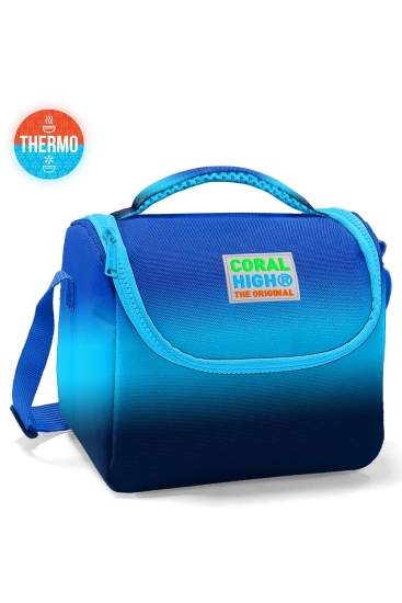 Coral High Kids Lacivert Mavi Renk Geçişli Thermo Beslenme Çantası 11745 - Coral High KIDS