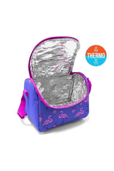 Coral High Kids Lavanta Pembe Flamingo Desenli Thermo Beslenme Çantası 22855 - 2