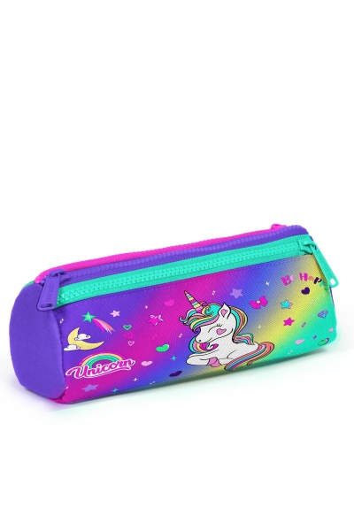 Coral High Kids Lavanta Su Yeşili Unicorn Desenli 3’lü Okul Çanta Seti SET0123729 - 7