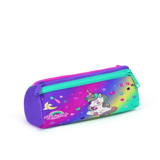 Coral High Kids Lavanta Su Yeşili Unicorn Desenli USB'li 3’lü Okul Çanta Seti SET0123829 - 7