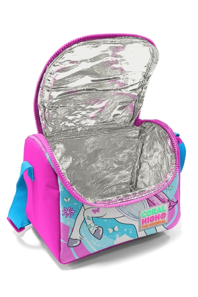 Coral High Kids Mavi Neon Pembe Unicorn Desenli Thermo Beslenme Çantası 11711 - 4