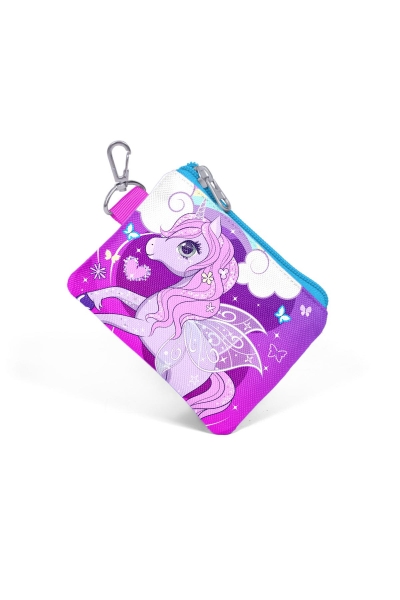 Coral High Kids Mor Pembe Unicorn Desenli Bozuk Para Çantası 21808 - 3