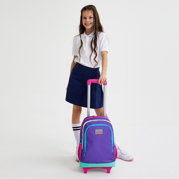 Coral High Kids Mor Renk Detaylı 3'lü Çanta Seti SET0123934 - 2