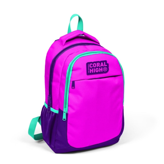 Coral High Kids Pembe Mor Usb'li 3’lü Okul Çanta Seti SET0124314 - 2