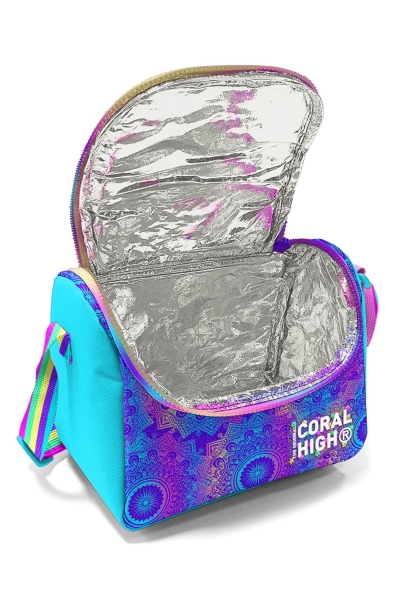 Coral High Kids Pembe Turkuaz Fil Desenli 3’lü Okul Çanta Seti SET0123650 - 4