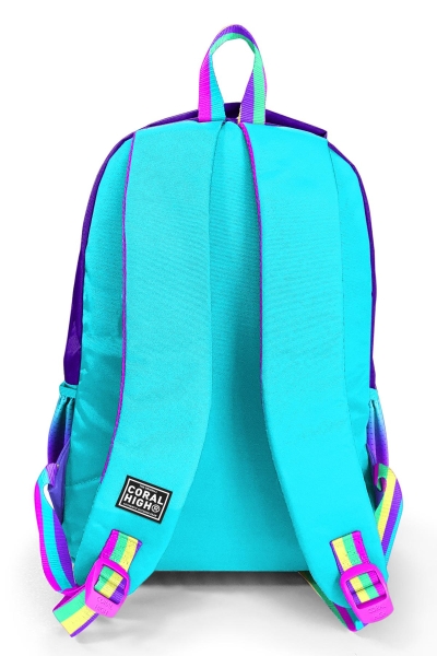 Coral High Kids Rainbow Fermuarlı Mor 3’lü Okul Çanta Seti SET0123662 - 5