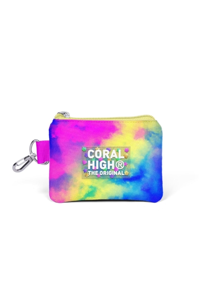 Coral High Kids Renkli Batik Desenli Bozuk Para Çantası 21886 - 1