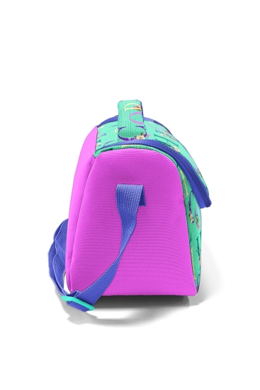 Coral High Kids Su Yeşili Açık Pembe Monogram Desenli Thermo Beslenme Çantası 11823 - 2