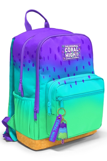 Coral High Mor Lila Renk Geçişli Okul Sırt Çantası 23637 - Coral High