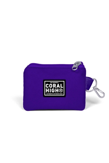 Coral High Mor Mavi Renk Geçişli Bozuk Para Çantası 21771 - 2