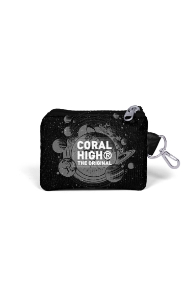 Coral High Siyah Galaxy Desenli Bozuk Para Çantası 21913 - 2