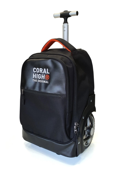 Coral High Siyah İki Kademeli Çekçekli Çanta 23256 - 5