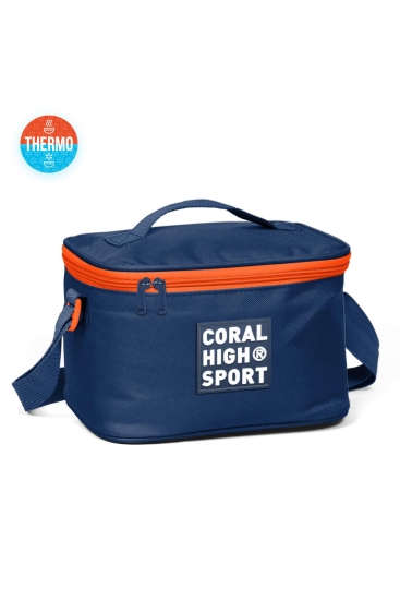 Coral High Sport Lacivert Neon Turuncu Thermo Beslenme Çantası 22806 