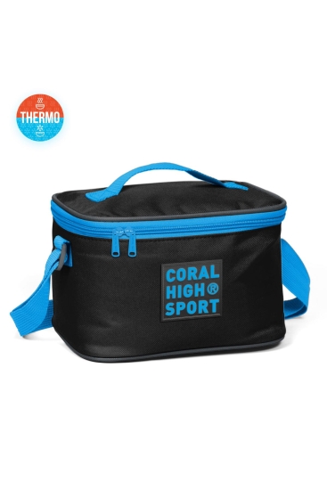 Coral High Sport Siyah Koyu Gri Thermo Beslenme Çantası 22810 