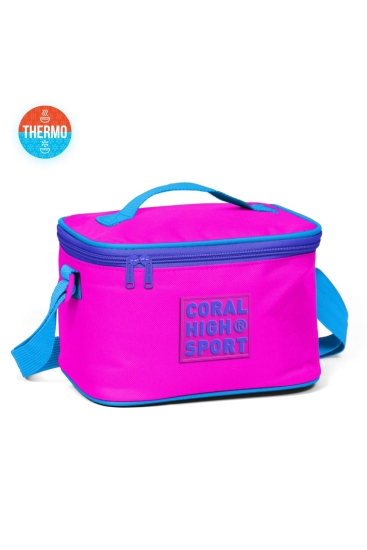 Coral High Sport Pembe Mavi Thermo Beslenme Çantası 22813 - Coral High Sport