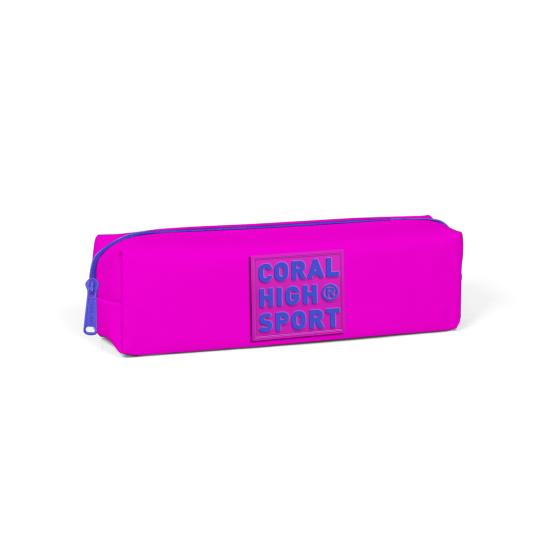 Coral High Sport Pembe Mavi Tek Bölmeli Kalem Çantası 22345 - Coral High Sport