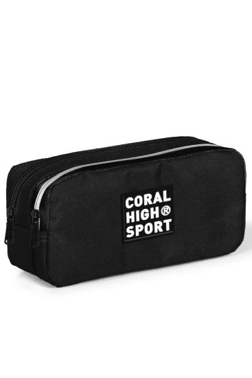 Coral High Sport Siyah İki Bölmeli Kalem Çantası 22261 - Coral High Sport
