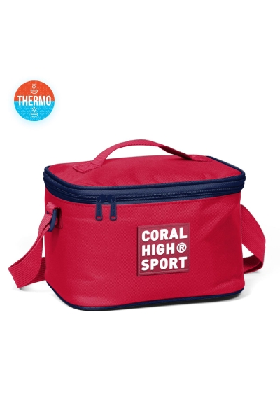 Coral High Sport Kırmızı Lacivert Thermo Beslenme Çantası 22892 - 1