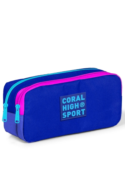 Coral High Sport Saks Lavanta İki Bölmeli Kalem Çantası 22153 - 1